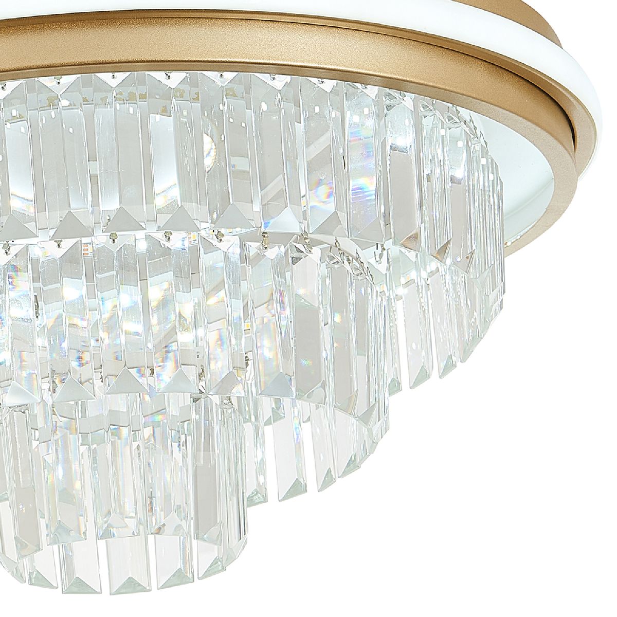 люстра на штанге natali kovaltseva crystal led lamps 81115/3c