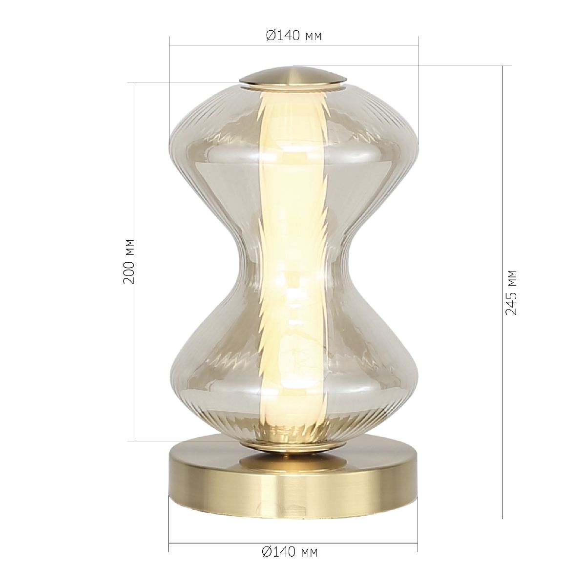 настольная лампа st luce spine sl6136.204.01