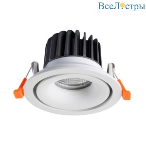Встраиваемый светодиодный светильник Crystal Lux CLT 005C108 WH 4000K