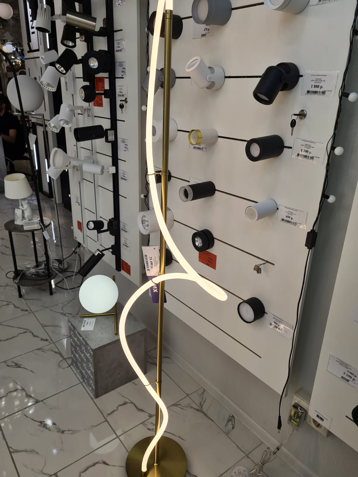 торшер arte lamp klimt a2850pn-35pb