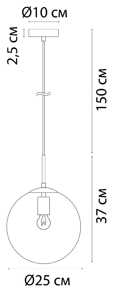 подвесной светильник arte lamp volare a1925sp-1go