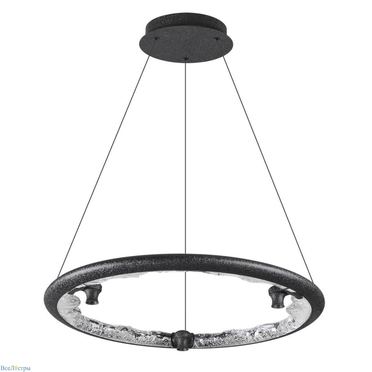 подвесной светодиодный светильник odeon light hightech cayon 7001/44l
