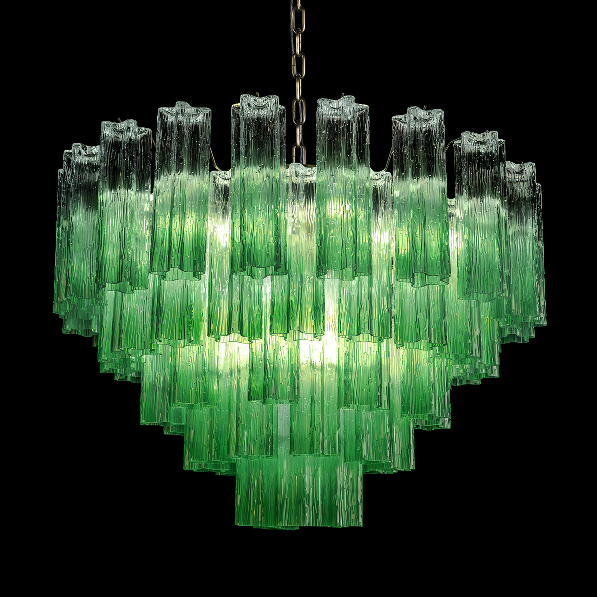 подвесная люстра loft it murano 10580/800 clear green