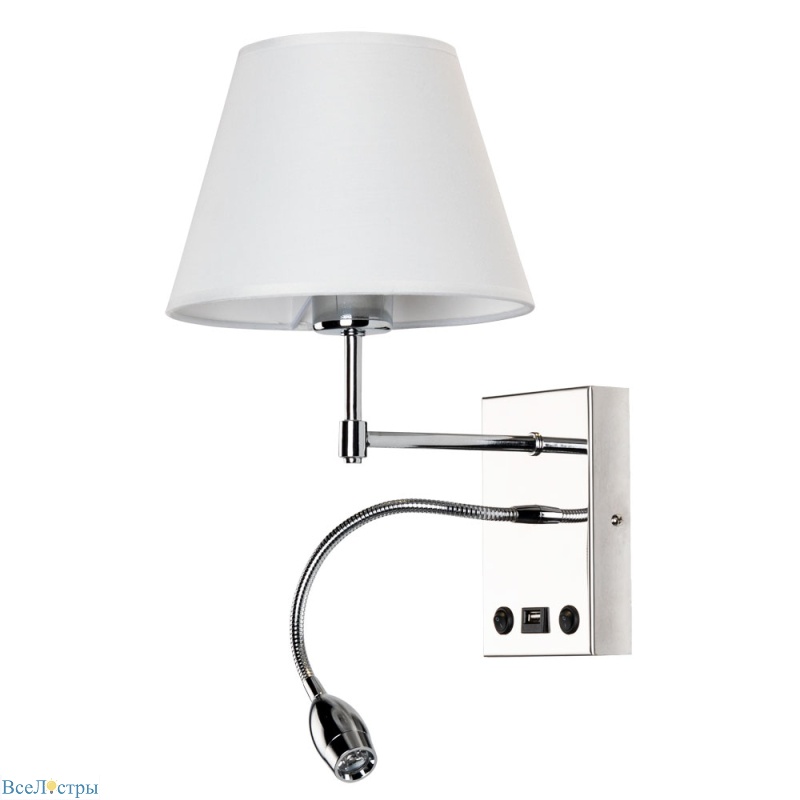 бра arte lamp elba a2581ap-2cc