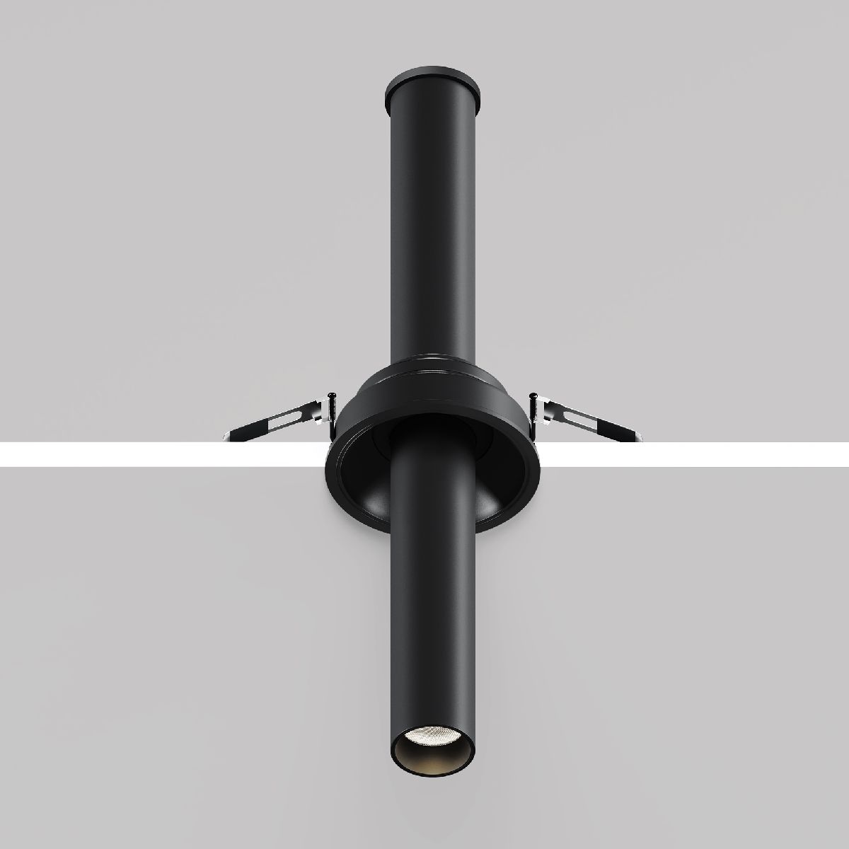 встраиваемый светильник maytoni focus t c140rs-l300-7w3k-b