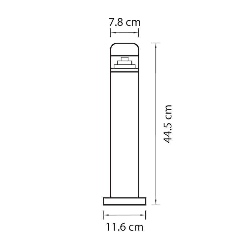 уличный светодиодный светильник lightstar raggio 376907