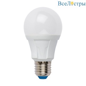Лампа светодиодная диммируемая (UL-00004290) Uniel E27 12W 3000K матовая LED-A60 12W/3000K/E27/FR/DIM PLP01WH