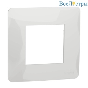 Рамка 1-постовая Schneider Electric Unica New NU200218