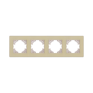 Рамка 4-постовая, золотой Kollinger Eleganz Acryl EA4GD