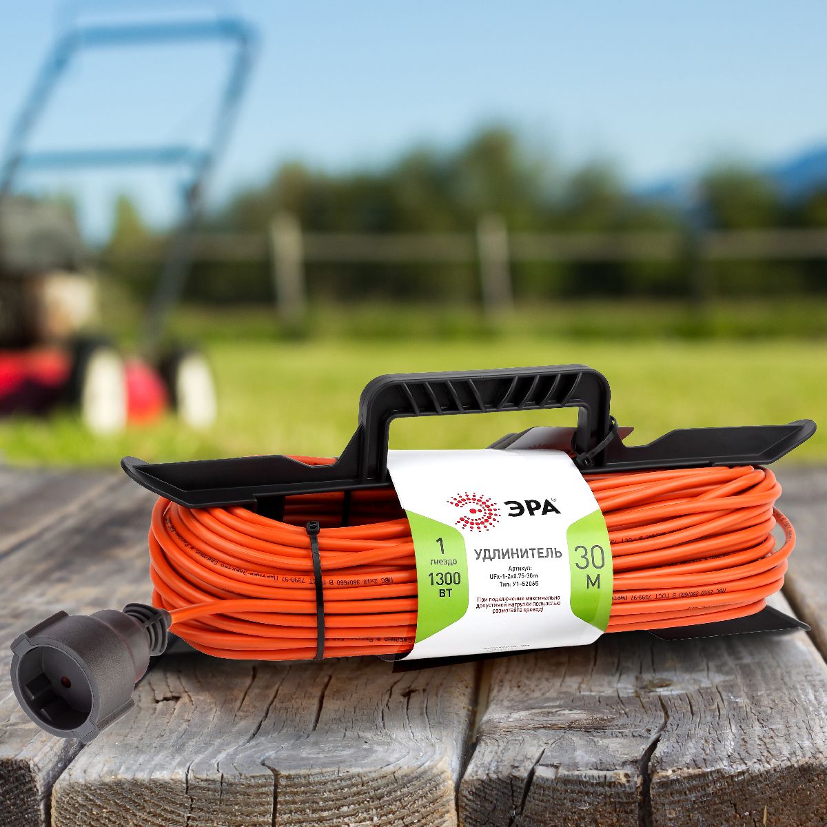 удлинитель силовой эра ufx-1-2x0.75-30m б0046822