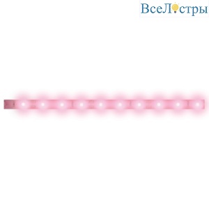 Светодиодная лента Uniel ULS-N21-2835-120LED/m-8mm-IP67-220V-8W/m-50M-PINK бобина