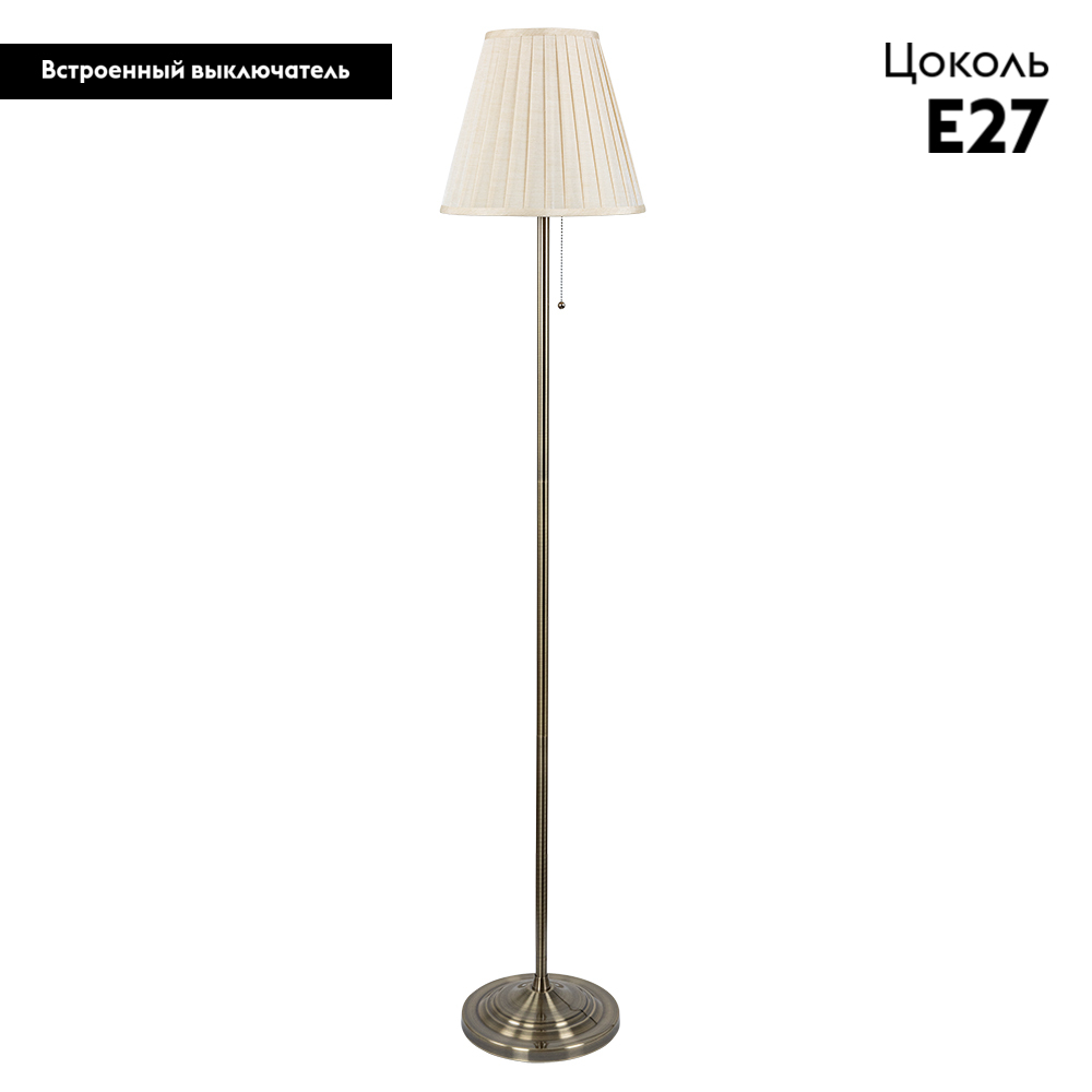 торшер arte lamp marriot a5039pn-1ab