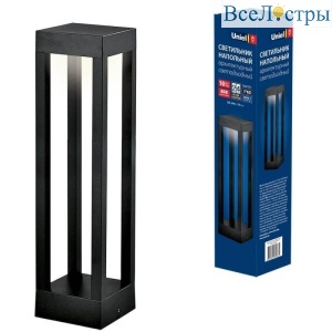 Уличный светодиодный светильник (UL-00006814) Uniel ULU-T06A-10W/3000K IP65 Black