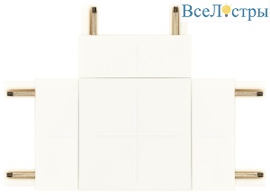 Коннектор Т-образный Эра TRM-S5-CT WH Б0059025