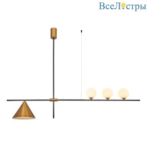 Подвесная люстра Indigo Breve 12023/4R Brass V000027