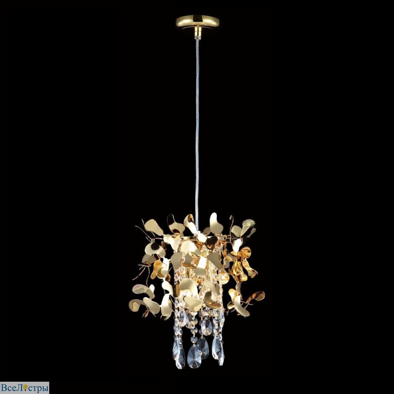 подвесная люстра crystal lux romeo sp2 gold d250