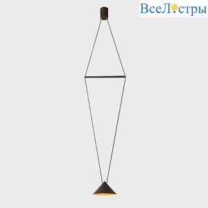 Подвесной светодиодный светильник Italline IT03-1430 black/orange