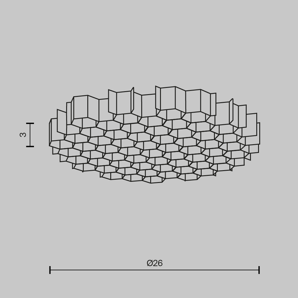 светофильтр maytoni wise honeycomb-d26