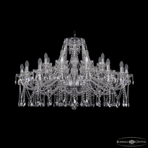 Подвесная люстра Bohemia Ivele Crystal 1413/16+8/400 Ni