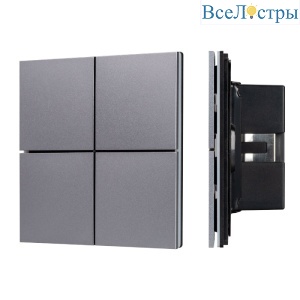 Кнопочная панель Arlight KNX-304-23-IN Grey BUS, Frameless 038366