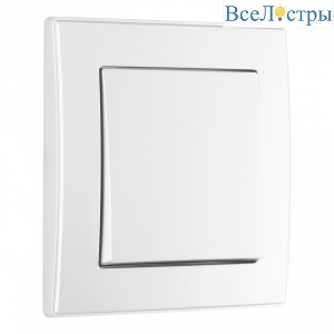 Выключатель одноклавишный Arte Milano SET06-1-30-1 silver