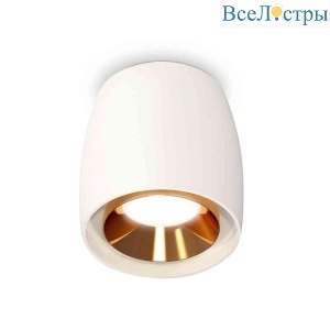 Комплект накладного светильника Ambrella light Techno Spot XS1141004 SWH/PYG белый песок/золото желтое полированное (C1141, N7034)