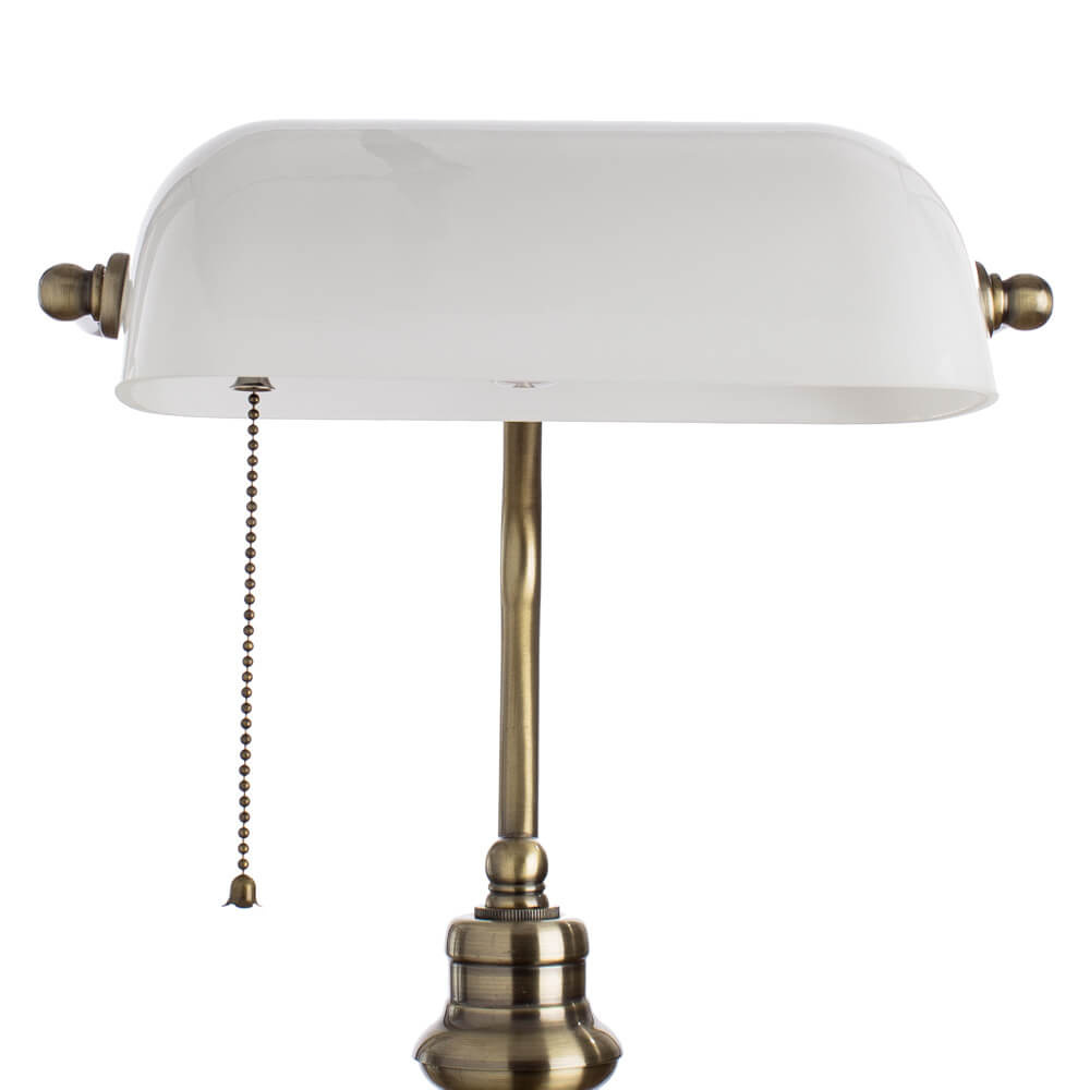 настольная лампа arte lamp banker a2493lt-1ab