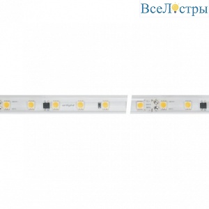 Светодиодная влагозащищенная лента Arlight 8W/m 54LED/m 5060SMD теплый белый 10M 029402(2)