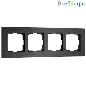 Рамка на 4 поста Werkel AluMax 4690389204104 W0043508 a066332