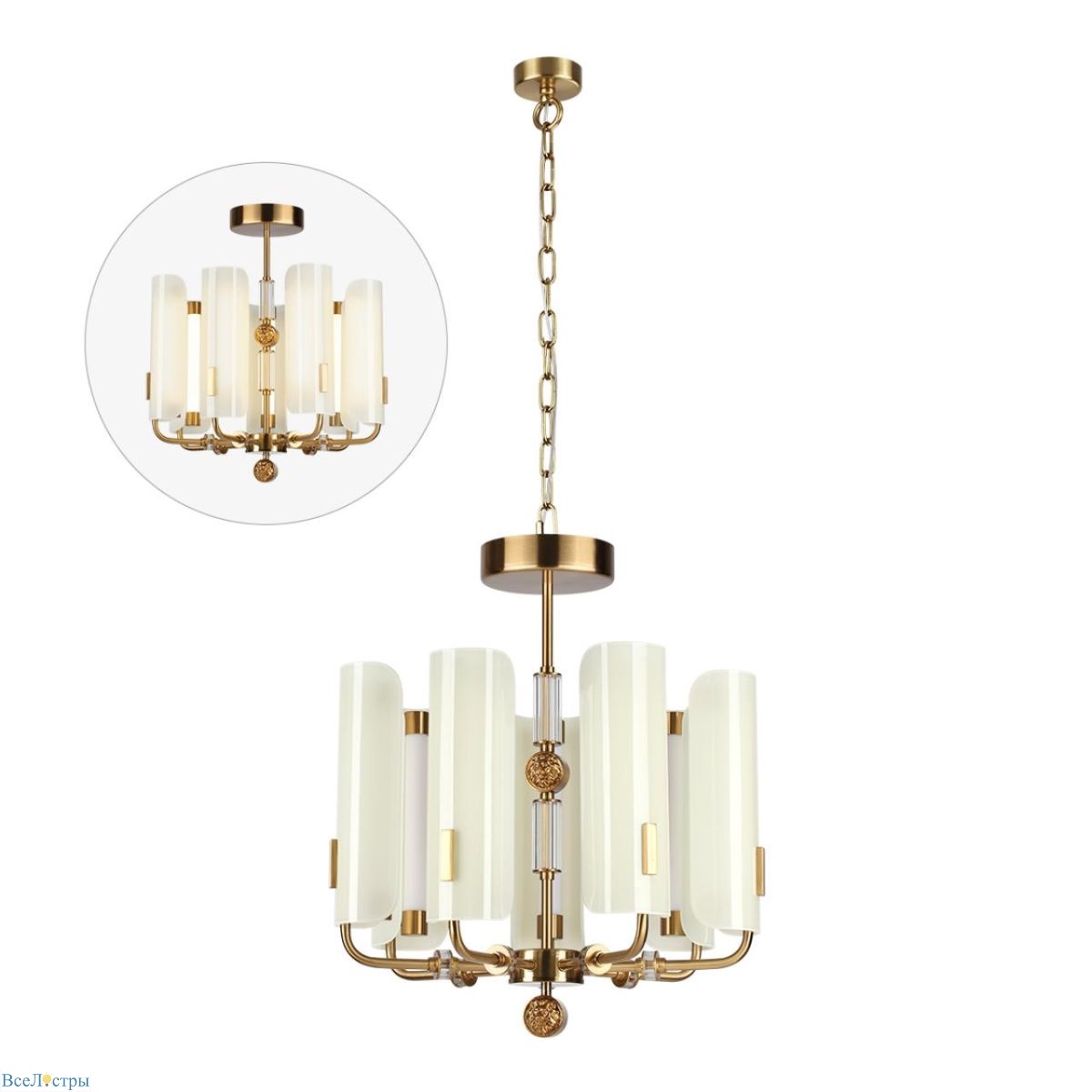 подвесная люстра odeon light modern lion 5467/35l