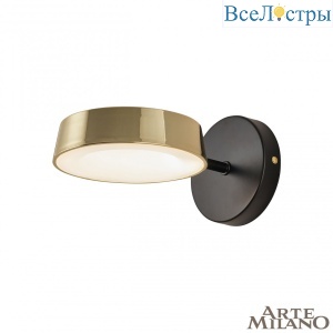 Бра Arte Milano 271079/1B BK/GD