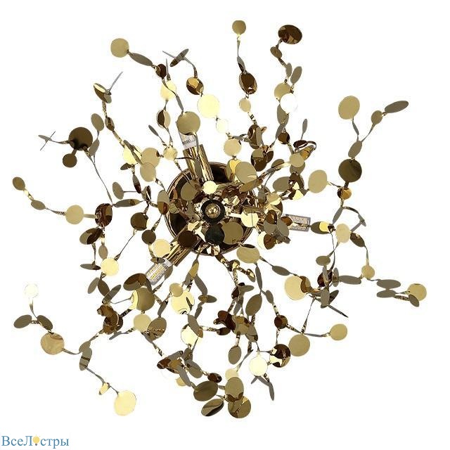 бра crystal lux garden ap-pl3 d400 gold