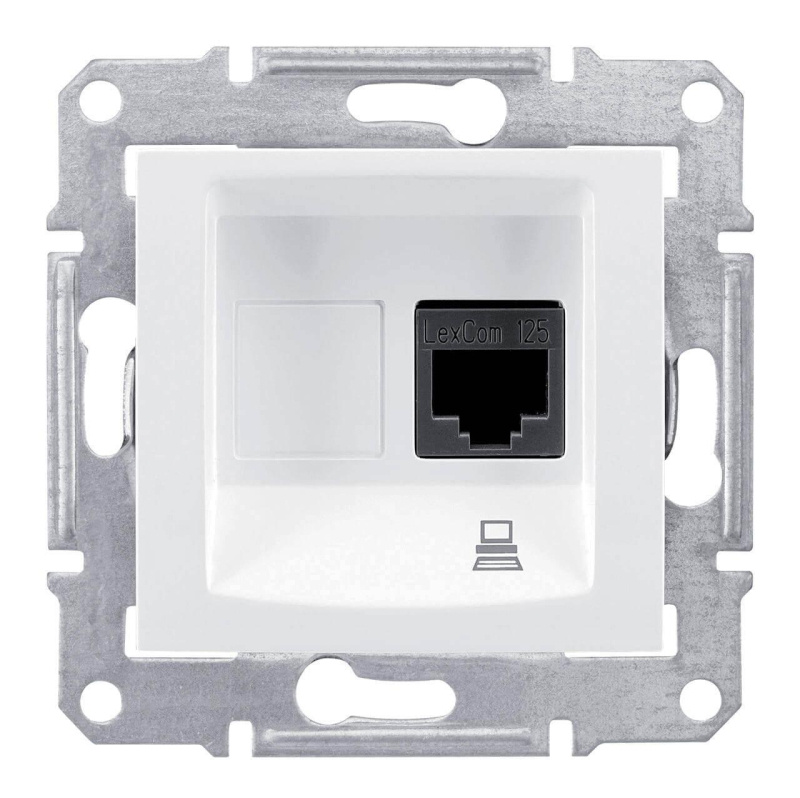 розетка компьютерная rj45 schneider electric sedna utp sdn4300121