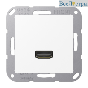 Розетка HDMI Jung MAA1112WWM