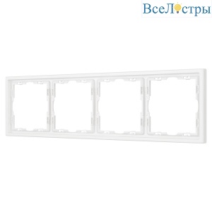 Рамка пластиковая Arlight FRM-NOBE-SFPL-4-WH 054223