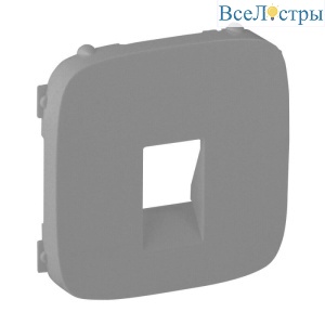 Лицевая панель Legrand Valena Allure аудиорозетки алюминий 755367