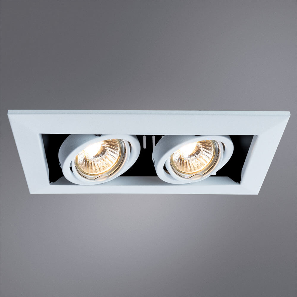 встраиваемый светильник arte lamp technika a5941pl-2wh