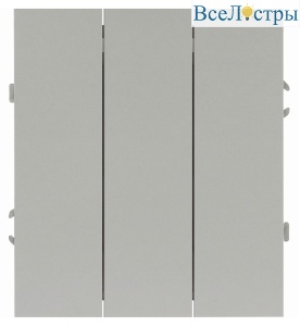Выключатель Эра Arktik 16-1107-03 тройной 10АХ-250В алюминий Б0070376