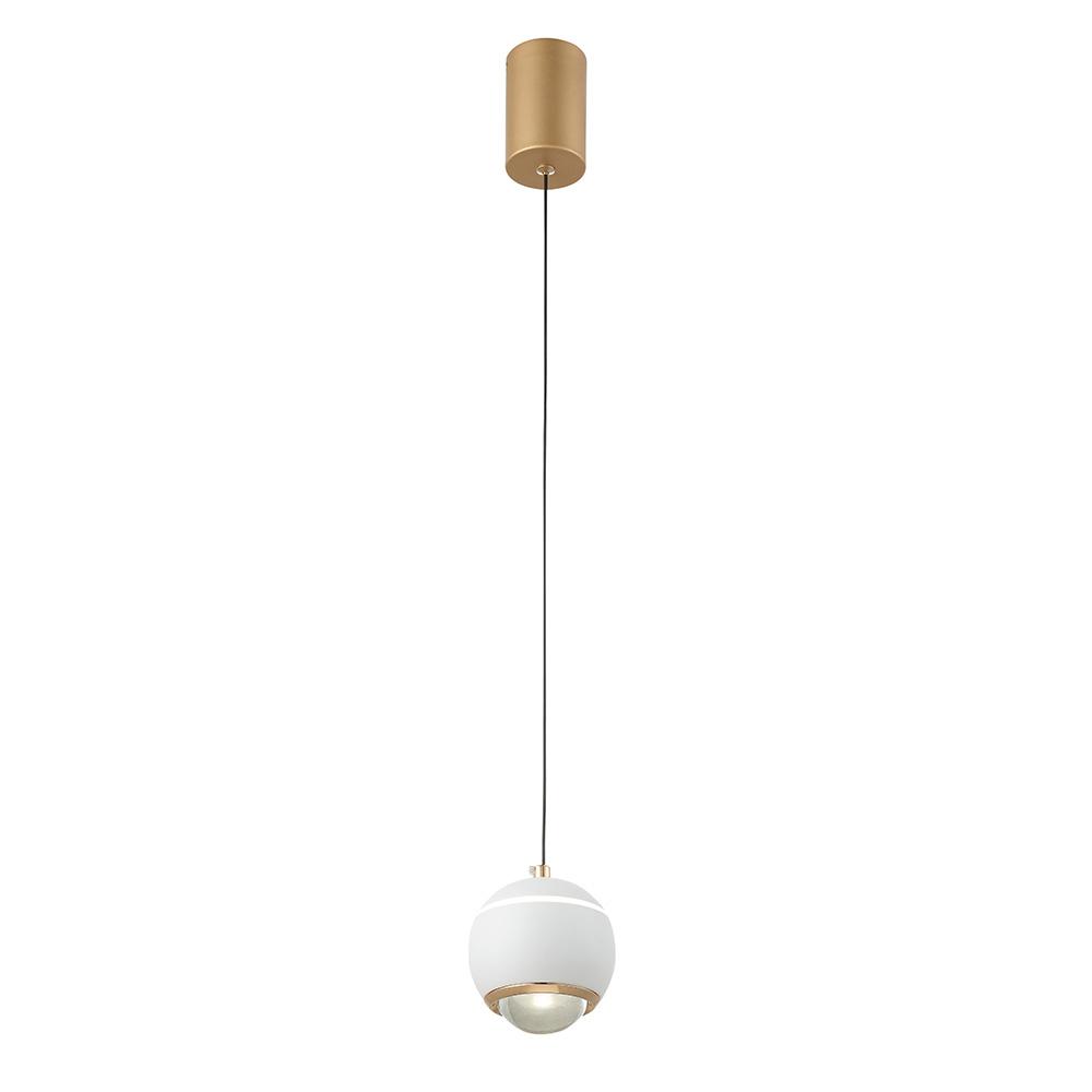подвесной светодиодный светильник crystal lux caro sp led white