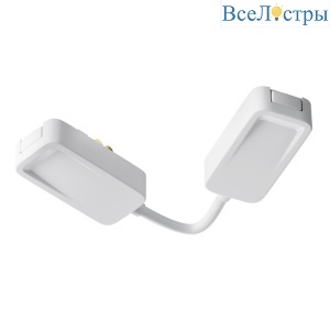 Коннектор питания L-образный Maytoni Technical Radity TRA084CPC-W-12