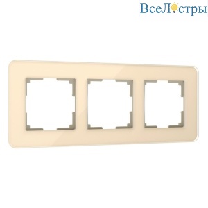 Рамка Werkel Elite на 3 поста айвори W0032443 4690389180781