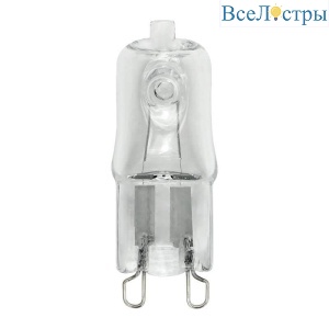 Лампа галогенная (00573) Uniel G9 40W прозрачная JCD-CL-40/G9