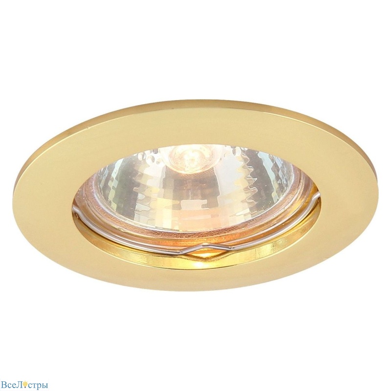 встраиваемый светильник arte lamp basic a2103pl-1go