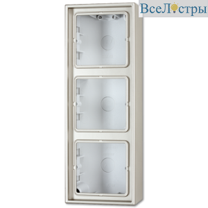 Коробка трехместная Jung ES2583A-L