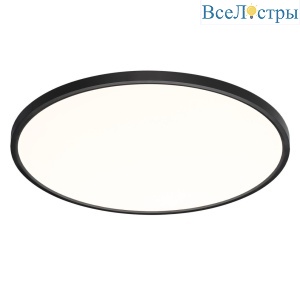 Настенно-потолочный светодиодный светильник Sonex Mitra Alfa Black 7660/48L