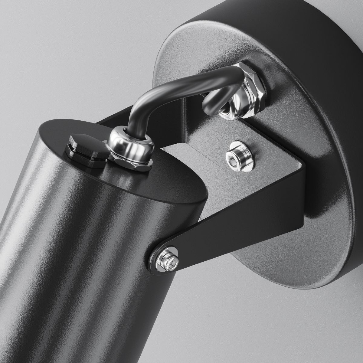 уличный настенный светильник maytoni scope o025wl-01b