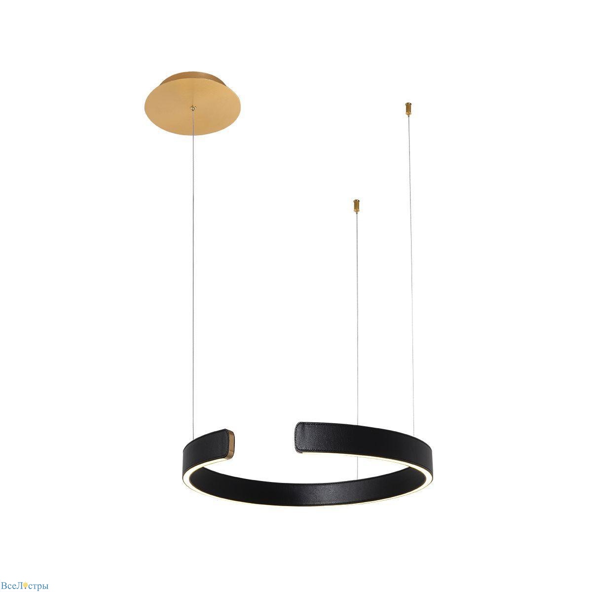 подвесной светодиодный светильник loft it ring 10025/400 black
