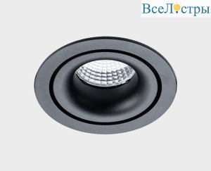 Встраиваемый светодиодный светильник Italline IT06-6018 black 4000K