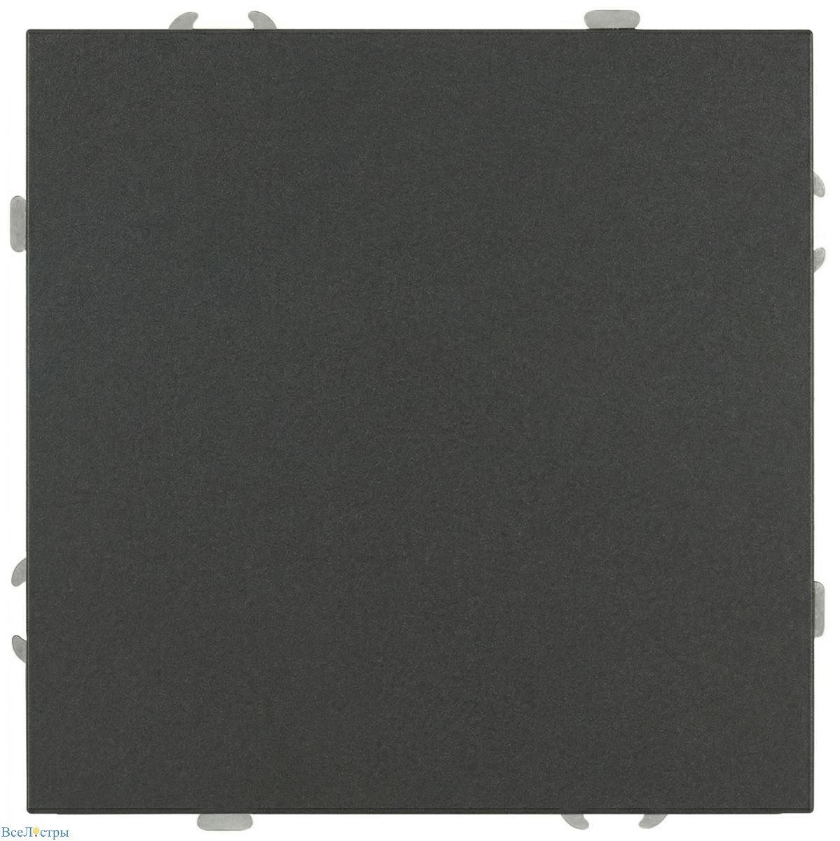 кнопка эра galaxy 15-1109-06 10ах-250в ip20 графит б0070763