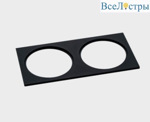 Рамка декоративная Italline IT02-QRS2 black